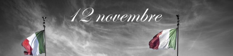 12 novembre – Giornata del ricordo dei Caduti militari e civili nelle missioni internazionali per la pace. 20° anniversario dell’attentato di Nassiriya